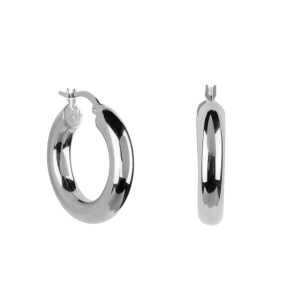 Ana Dyla Aria Hoops silver