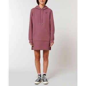 Human Family Langärmeliges Bio Damen Sweatshirt-Kleid mit Kapuze “Select – HF”