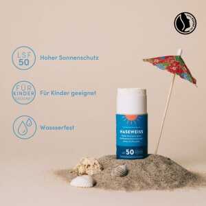 4peoplewhocare Feste Sonnencreme LSF 50 + Für Kinder geeignet – Plastikfrei & Korallenfreundlich – Naturkosmetik