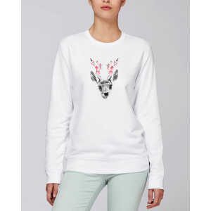 Human Family Bio Damen oversize Rundhals-Sweatshirt “Fawn”