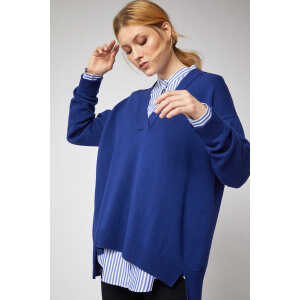 LANIUS OVERSIZE-PULLOVER aus Bio-Schurwolle