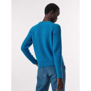 LANIUS Pullover mit Zopfmuster aus Bio-Schurwolle und Bio-Baumwolle