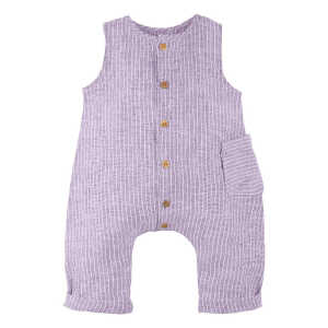 Pure-Pure Baby Mini-Jumper/Overall ohne Arm reines Leinen