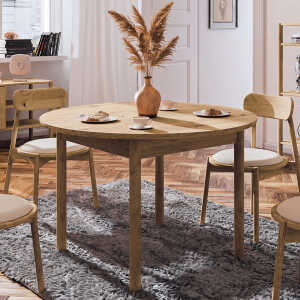 Tisch “Rota” – Größe: 80×160 cm – Holzart: Kernbuche