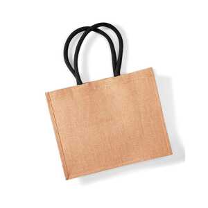 Westford Mill Jute Classic Shopper Tragetasche Schultertasche