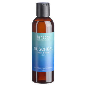 benecos Natural Basics Duschgel 2in1 für Haut & Haar – vegan – derm. getestet
