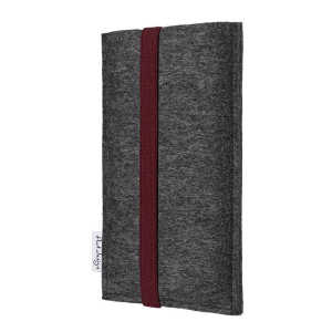 flat.design Handyhülle COIMBRA für Samsung Galaxy A-Serie – VEGAN – Filz Schutz Tasche