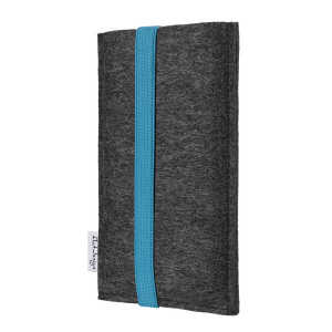 flat.design Handyhülle COIMBRA für Samsung Galaxy S-Serie – VEGAN – Filz Tasche