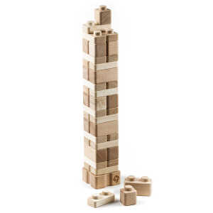 Baumkinder® Holzbausteine Set “Stapelturm Holz Maxi” (41 Baustein)