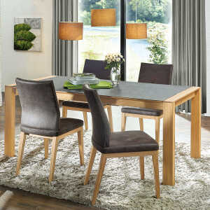 Tisch “Alivio” – Größe: 90×200 cm – Holzart: Nussbaum