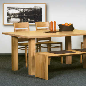 Tisch “Sala 02” – Größe: 90×180 cm – Holzart: Kernbuche