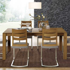 Tisch “Salvino” – Größe: 80×160 cm – Holzart: Kernbuche
