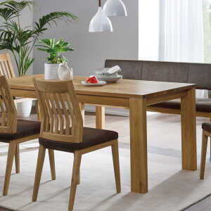 Tisch “Tavira” – Größe: 80×160 cm – Holzart: Kernbuche