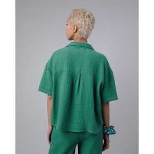 Brava Fabrics Bubble Cropped Bluse green