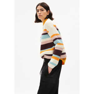 ARMEDANGELS NAARUKO MULTICOLOR – Damen Strick Pullover Oversized Fit aus Bio-Woll Mix