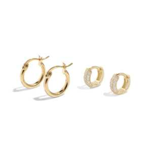 Bound Studios DAS TREASURE HOOP SET – 18 Karat vergoldet