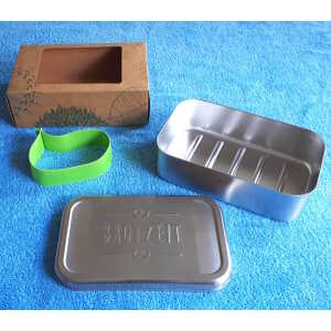 Cameleon Pack XL Edelstahl Lunchbox mit Prägung “BROTZEIT”