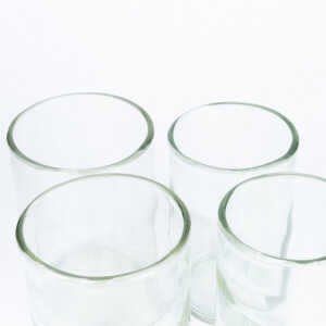 Carry Products GmbH CARRY GLASS Trinkglas 4er Set – UPCYCLING