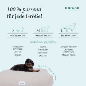 Caruso Conscious Pet Supply Wechselbezug für Caruso Hundebett Teddy