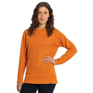 Elkline Damen Hoodie Sweater Wetter | leicht tailliert | Streifen Kapuzenpullover