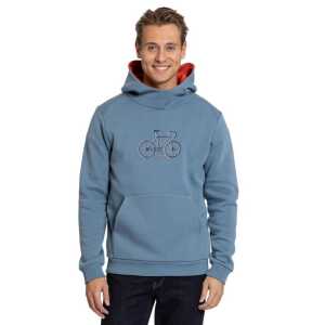 Elkline Herren Hoodie Dynamo | Kapuzenpullover Fahrrad Motiv Reflexdetails