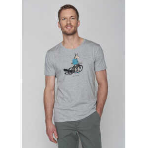 GREENBOMB Animal Donkey Bike Guide – T-Shirt für Herren