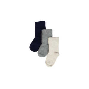 Kinder Socken-Set Bio-Baumwolle 3 Paar marine Gr.1