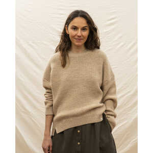 Matona Strickpullover für Damen aus Alpaka und Merinowolle / Undyed Sweater