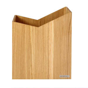 NATUREHOME Papierkorb 20 x 30x 35 cm (BxTxH) Massiv-Holz Eiche Serie SKRIPT