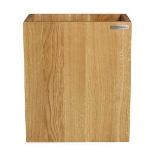 NATUREHOME Papierkorb CLASSIC Eichen-Holz Natur geölt 20 x 30 x 35 cm