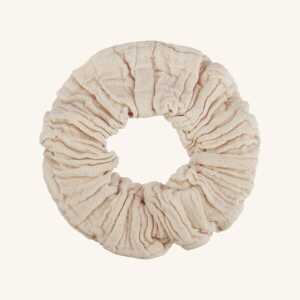 NORDLICHT Musselin Scrunchie Haargummi aus 100% Bio-Baumwolle