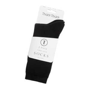 ThokkThokk Warme Socken Hoch aus Biobaumwoll-Mix – 2er Pack