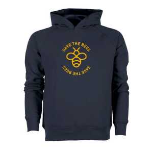 University of Soul Herren Hoodie aus Bio-Baumwolle “Save the bees”