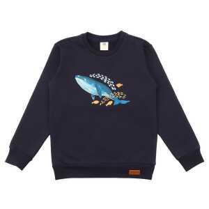 Walkiddy Humpback Whales – Baumwolle (Bio) – dark blue – Sweatshirt