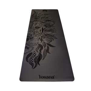 Yosana Yogamatte Ultra Grip inkl. Baumwolltragegurt (Löwe)