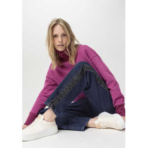 hessnatur Damen Jeans NELE Mid Rise Barrel Leg aus Bio-Denim – blau – Größe 29/30