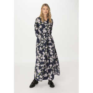 hessnatur Damen WUNDERKIND X HESSNATUR Kleid aus Bio-Baumwolle – blau – Größe 40