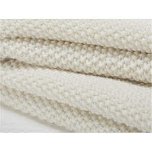 Babydecke Bio-Baumwolle Strick-Qualität natural Maße 80 x 95 cm