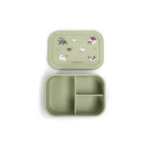 Brotdose Lunchbox aus Silikon – Bog Green Maße 17,5 x 12,5 x 6 cm Volumen 700 ml