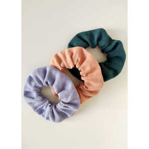 Daniela Salazar Scrunchies 3er Pack CALIPSO aus Hanf- Haargummis