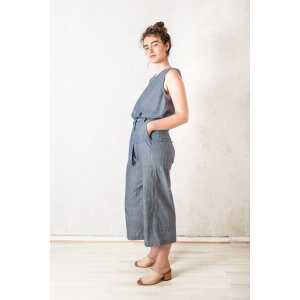 Jyoti – Fair Works Jumpsuit JALINAS Nadelstreifen