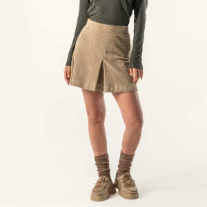 LIVING CRAFTS – Damen Rock – Braun (100% Bio-Baumwolle), Nachhaltige Mode, Bio Bekleidung