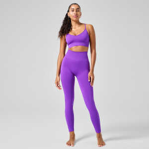 Leggings Seamless Graphical Rib HW – Lilac