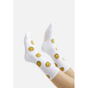 Natural Vibes Big Smiles Bio GOTS | Bunte Tennissocken | Herren Damen Socken |