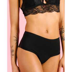 Perioden Panty Lace Slip schwarz