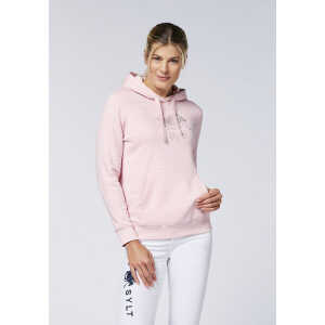 Polo Sylt Hoodie mit Logo aus Glitzersteinen