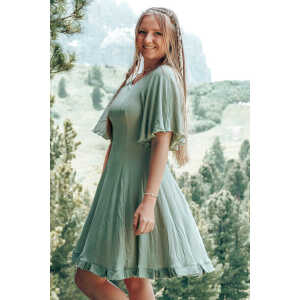 Vivien Joy Luftiges Sommerkleid mit Schmetterlingsärmel – Farrah Comfy Dress