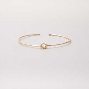 fejn jewelry Armband ‘knot arm cuff’ mit zartem Knoten