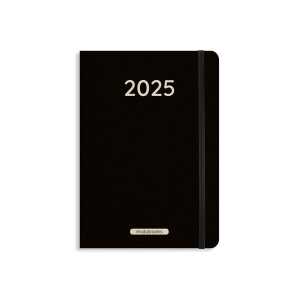 matabooks® Nachhaltiger A5 Kalender/Jahresplaner – Samaya 2025 Farbe: Black (DE/EN)