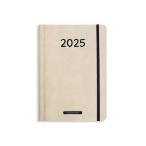 matabooks® Nachhaltiger A5 Kalender/Jahresplaner – Samaya 2025 Farbe: Nature M (DE/EN)